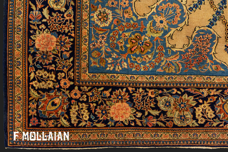 Antique Persian Kashan Rug n°:60370265